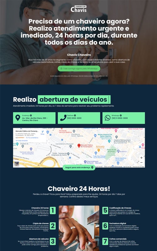 site para chaveiro